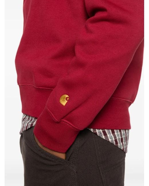 Carhartt Red Chase Raglan-Sleeve Sweatshirt for men