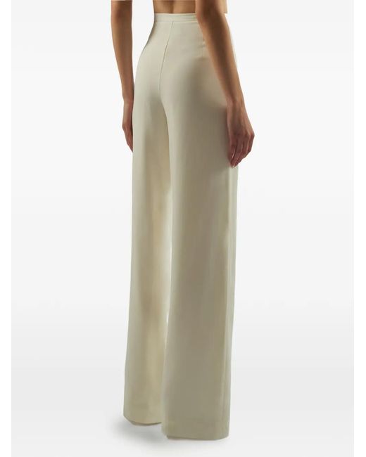 Taller Marmo White Marlene Wide-Leg Trousers