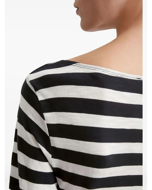 Top a rayas Marc O' Polo de color Black