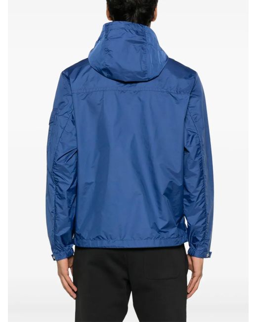 Moncler Blue Etiache Hooded Jacket for men