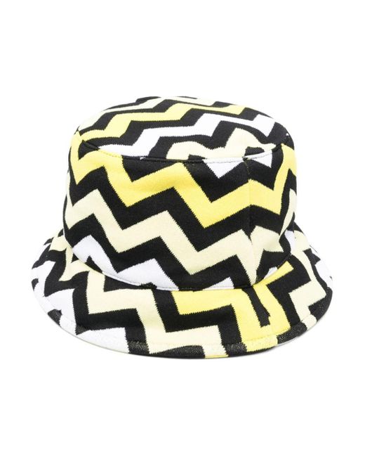 Missoni Yellow Zig Zag-pattern Bucket Hat