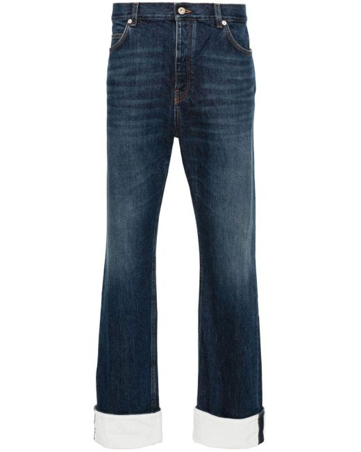 Loewe Blue Fisherman Mid-rise Straight-leg Jeans for men