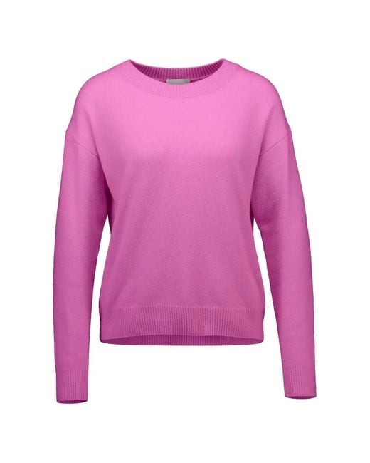 Allude Pink Long-Sleeve Sweater