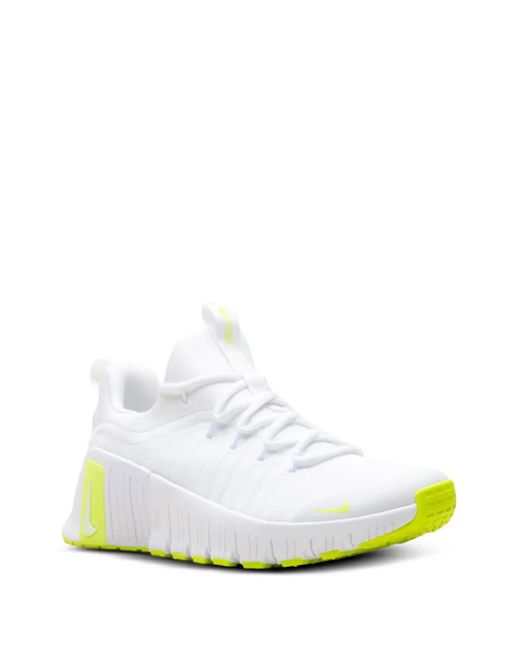 Nike White Free Metcon 6 Volt" Sneakers for men