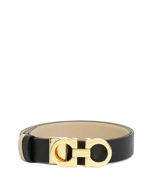 Ferragamo Multicolor Gancini Reversible Belt