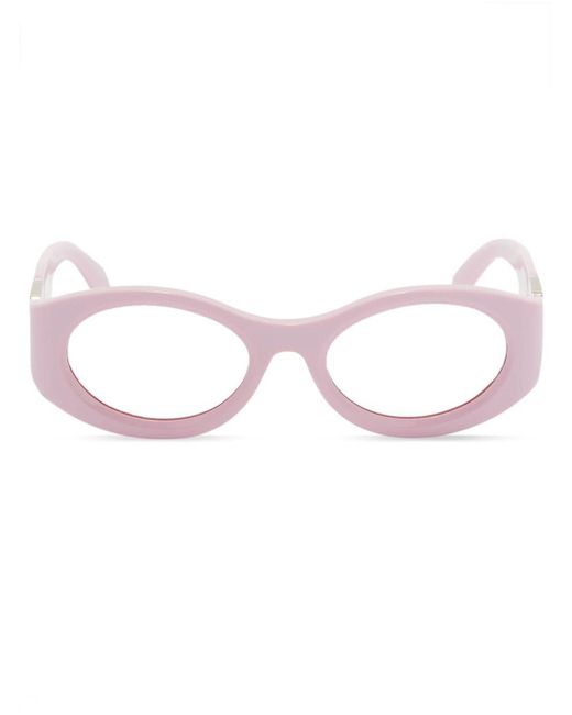 Ambush Pink Gogelen Oval-frame Sunglasses