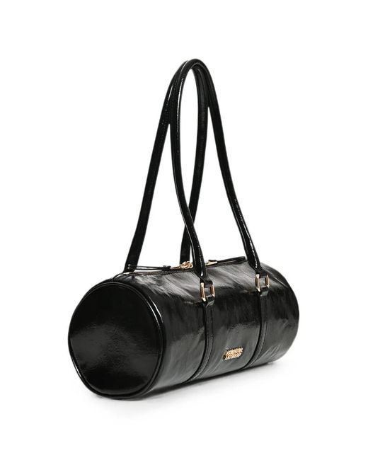 Essentiel Antwerp Black Kenneth Glossy Shoulder Bag