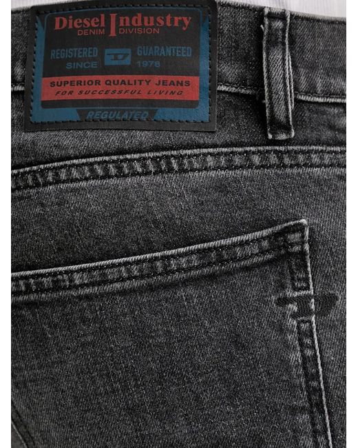 DIESEL Gray Faded Jeans for men
