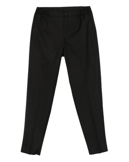 Tagliatore Broek Met Elastische Tailleband in het Black voor heren
