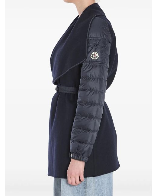 Moncler Blue Padded Cape