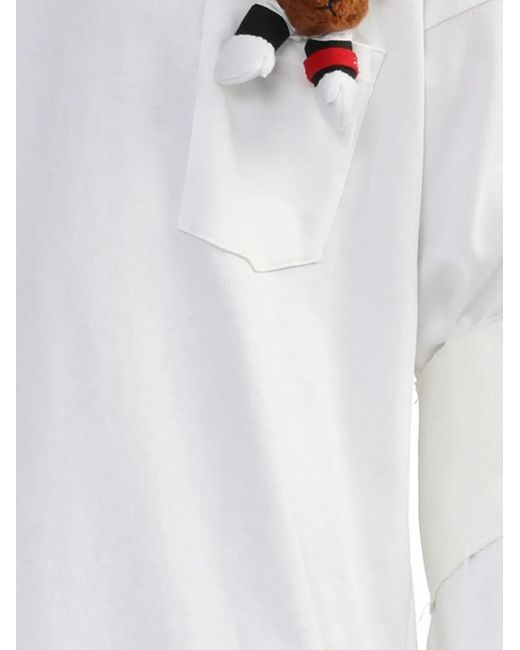 メンズ Doublet ベアモチーフ Tシャツ White