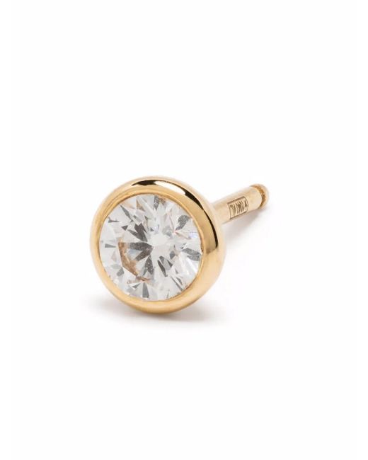 COURBET Metallic 18Kt Recycled Origine Laboratory-Grown Diamond Stud Single Earring