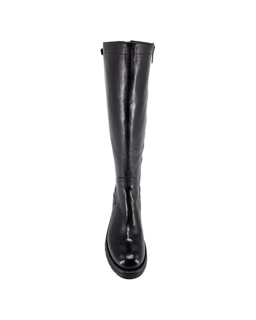 Madison Maison Black Tall Zip-Up Boots