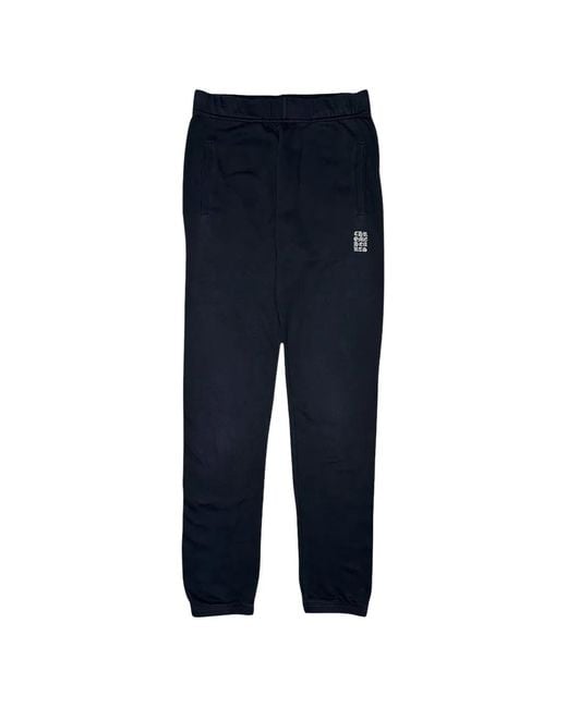 Chrome Hearts Blue Embroidered Logo Track Pants for men