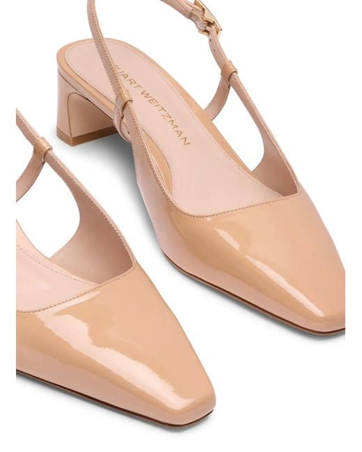 Stuart Weitzman Pink Baby Babette Slingback Pumps