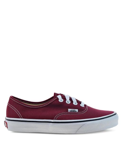 Vans Authentic Sneakers Met Logopatch in het Purple voor heren