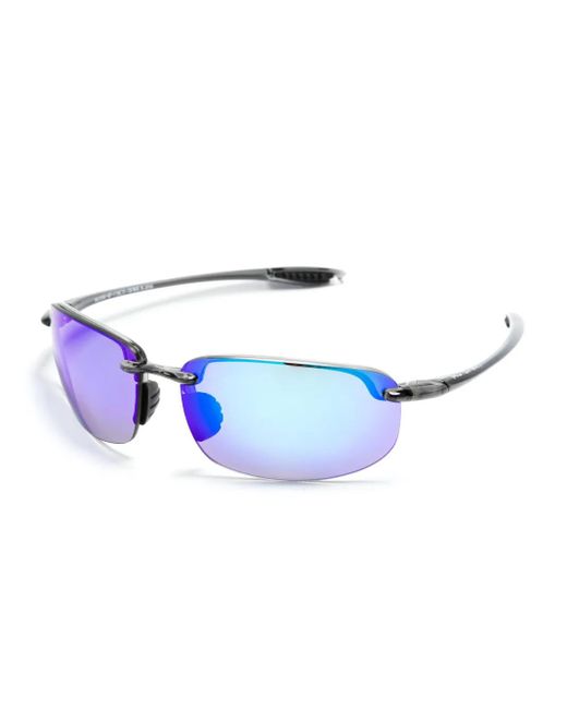 Maui Jim Blue Hookipa Rectangle-Frame Sunglasses