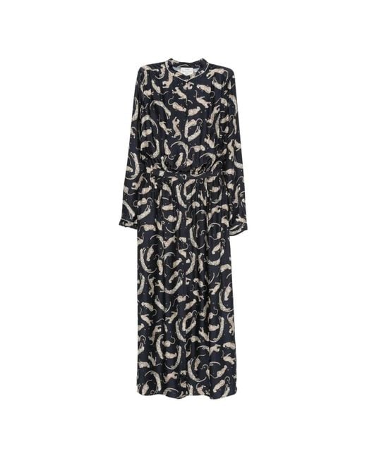 Forte_forte White Leopard-Print Midi Dress