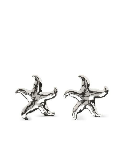 Boucles D'Oreilles À Design D'Étoile De Mer Julietta en coloris White