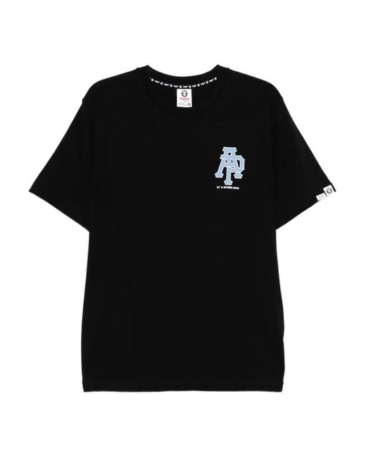 Aape By A Bathing Ape Black New Camo T-Shirt for men
