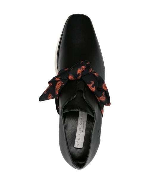 Stella McCartney Black Elyse Platform Derby Shoes