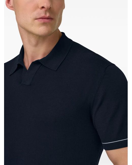 Boggi Blue V-Neck T-Shirt for men