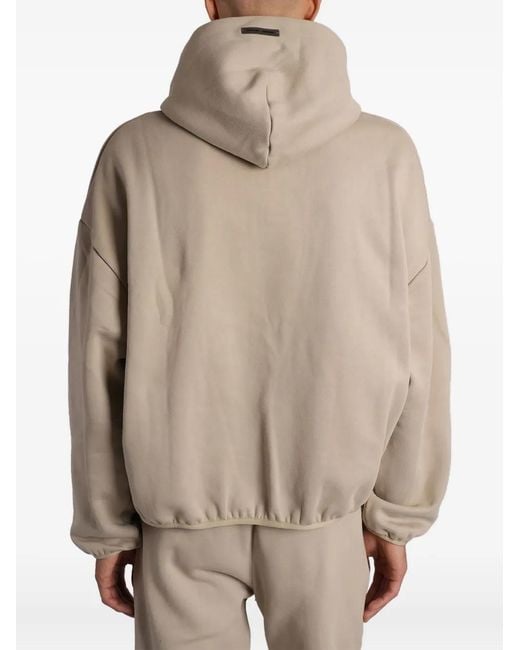 Fear Of God Natural Logo-Detail Hoodie for men