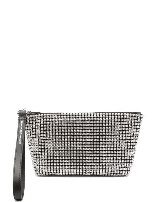Alexander Wang Gray Heiress Clutch Bag