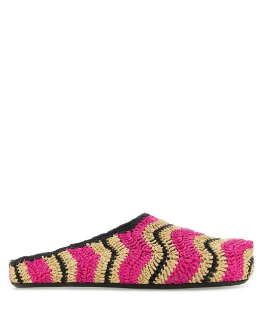 Marni Pink Slippers for men