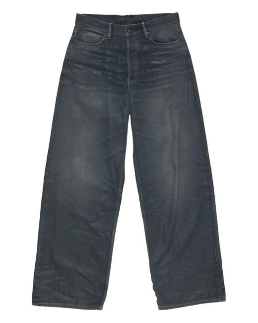 Acne Blue 1981 Logo-Patch Jeans for men
