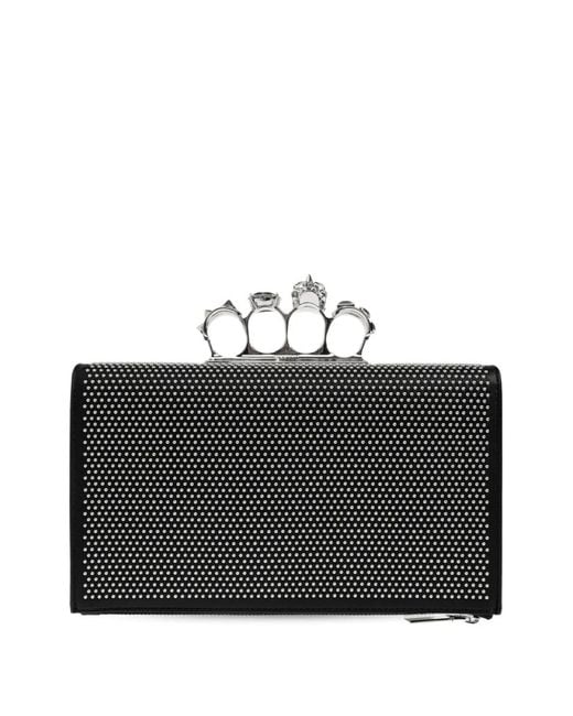 McQueen Black Knuckle Flat Pouch