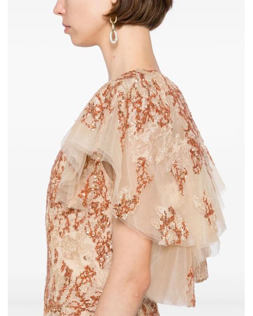 saiid kobeisy gold dress Embroidered Long Dress – Saiid Kobeisy Online main image 0