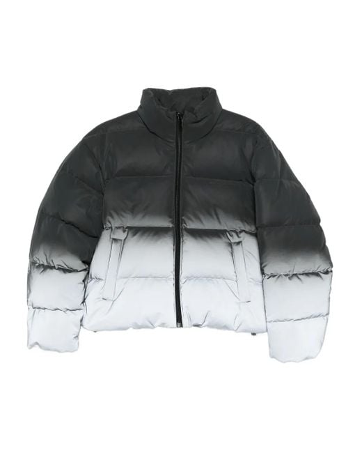 Alexander Wang Black Reflective Puffer Jacket