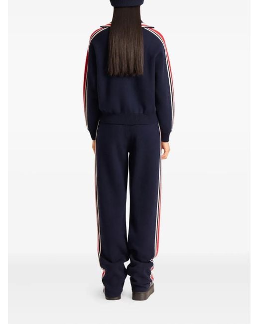 Fusalp Blue Benada Stripe Trousers