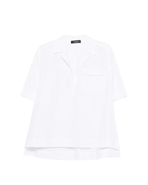 Fabiana Filippi White Patch-Pocket Shirt