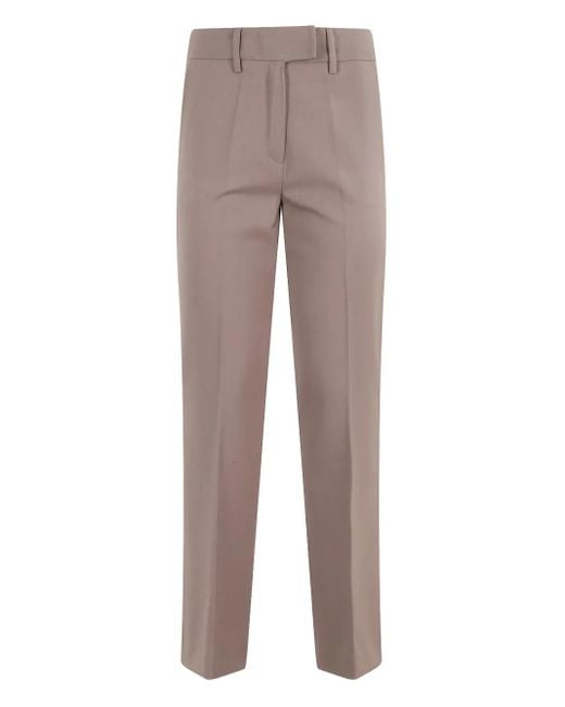 FEDERICA TOSI Straight Broek in het Gray