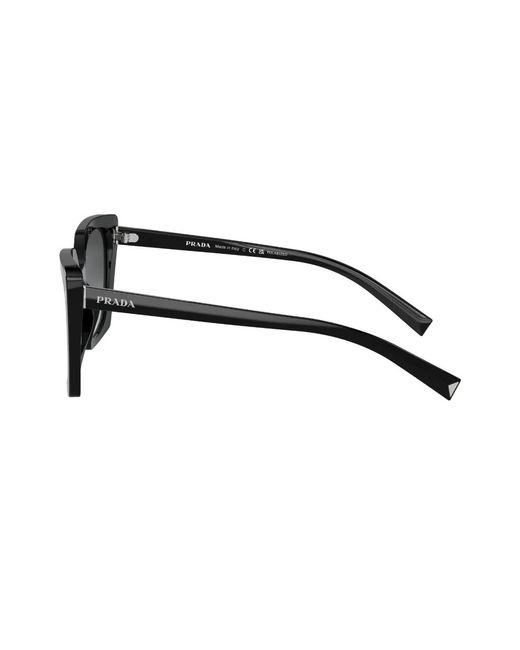 Prada Black Rectangle-Shape Sunglasses
