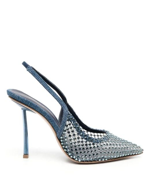 Sandali Con Cinturino Posteriore Gilda di Le Silla in Blue