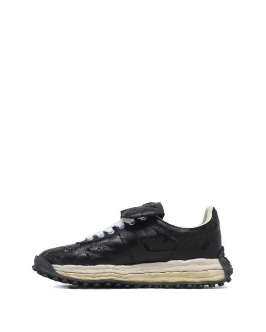 Maison Mihara Yasuhiro Black Scott Padded Tongue Sneakers for men