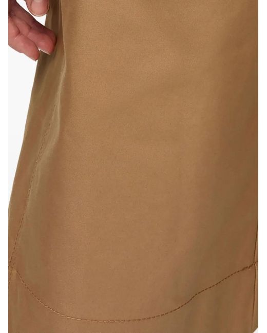 Ganni Natural Belt Shorts