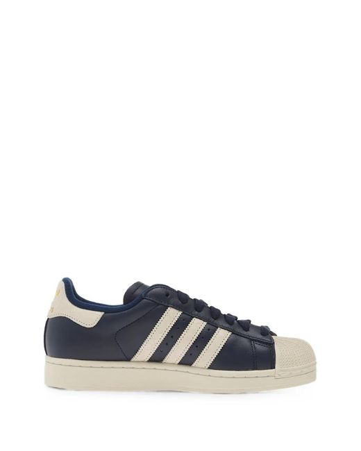 Adidas Blue Superstar Ii Shell-Toe Sneakers