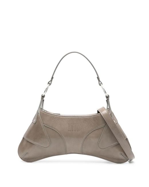 KNWLS Gray Razr Leather Tote Bag
