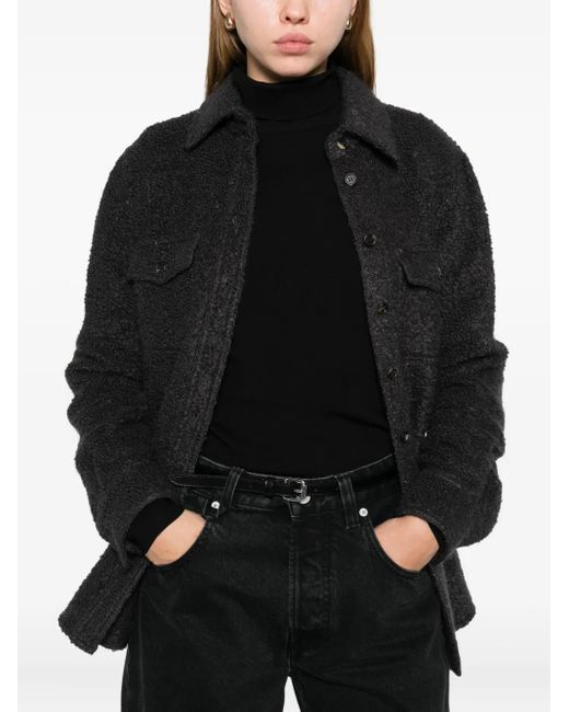 Gabriela Hearst Black Buttoned Jacket