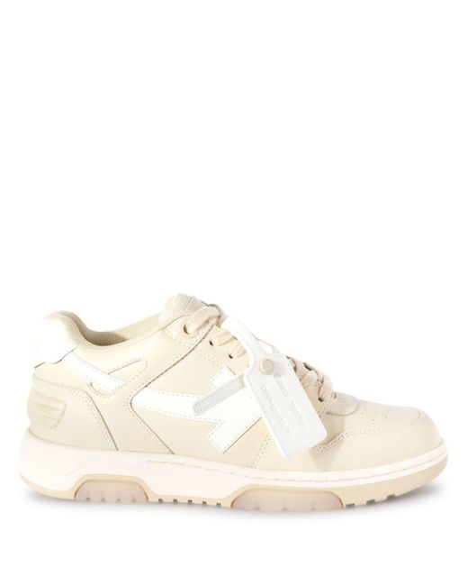 Off-White c/o Virgil Abloh Natural Out Of Office Lace-up Sneakers
