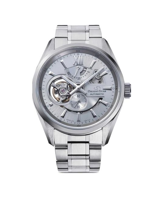 Orient Gray Modern Skeleton 41Mm Watch for men