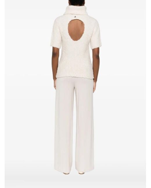 Top Con Cuello Vuelto Dixie de color White