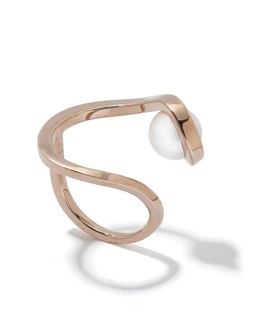 Tasaki White 18Kt Rose Atelier Aurora Akoya Pearl Ring