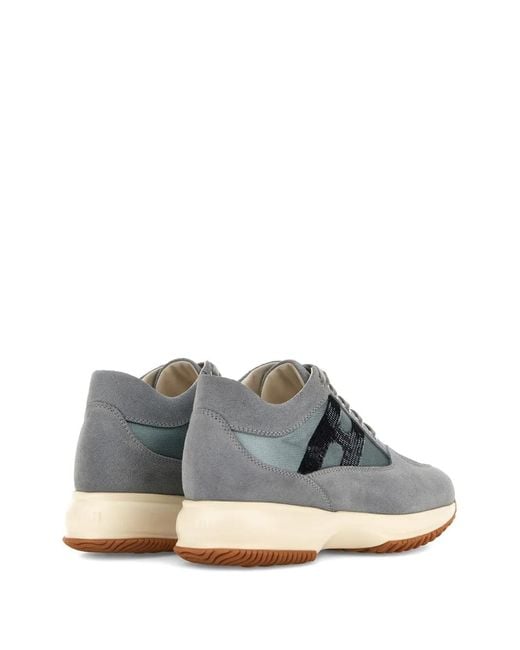 Hogan Gray Interactive Sneakers