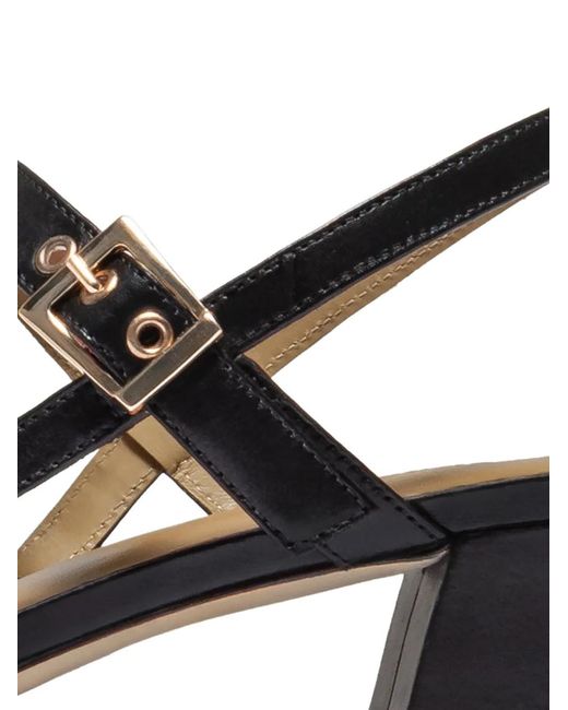 Bernardo White Jinji Buckle Strap Sandals