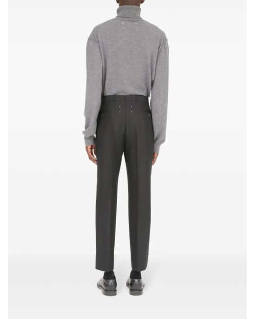 Maison Margiela Gray British Mohair Trousers for men